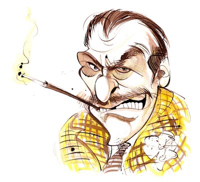 Terry-Thomas - caricature by Neale Osborne